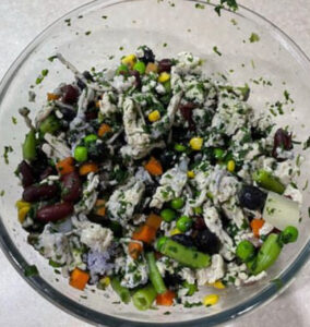 Freshly Cooked Organic Food Mix