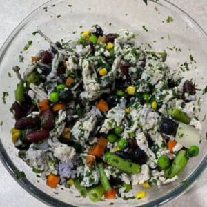 Freshly Cooked Organic Food Mix