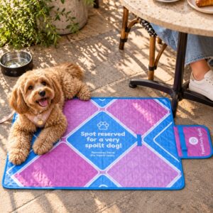Spoilt Dog Travel Mat - Pink