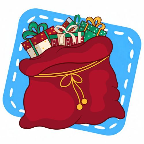 Santa Paws’ giant sack
