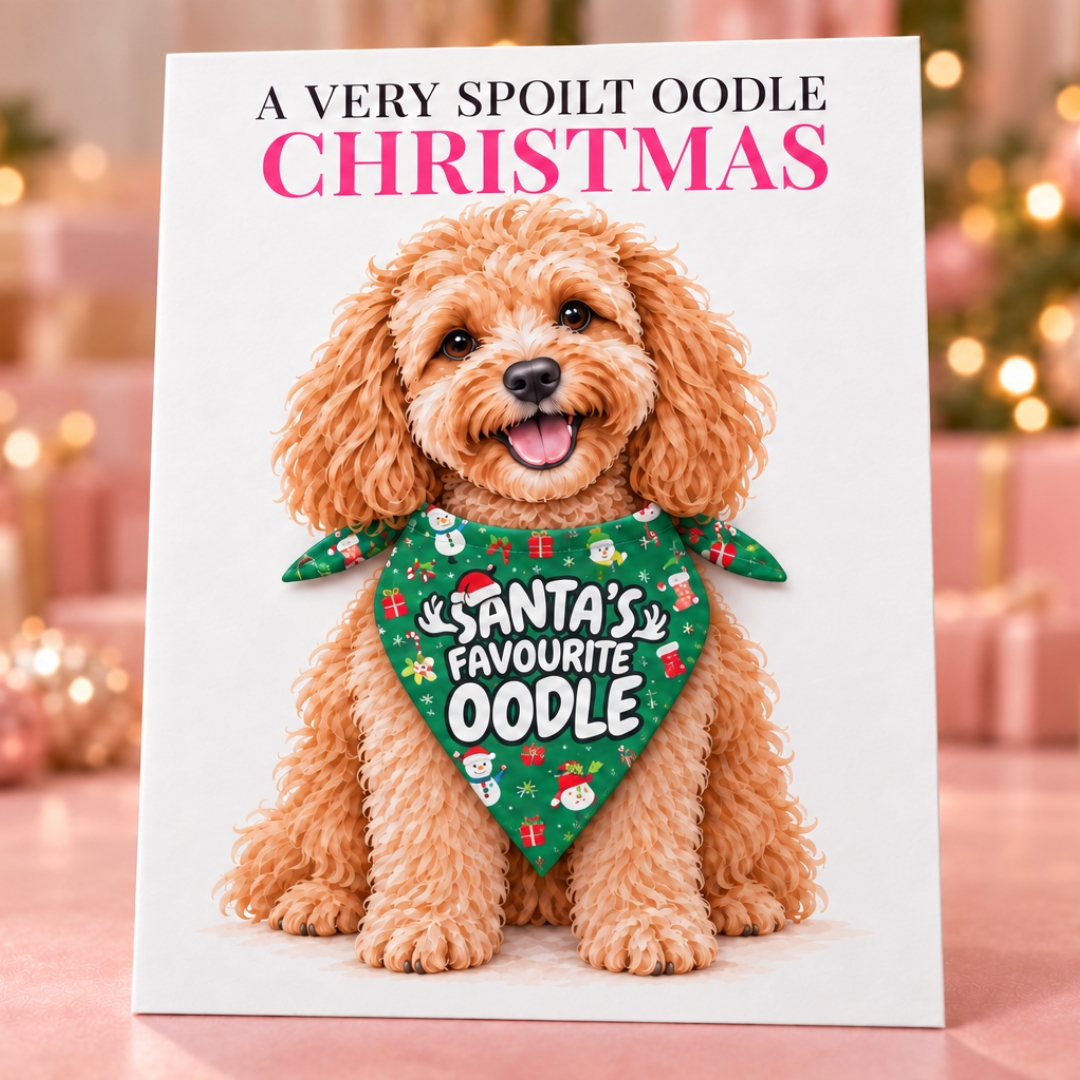 Limited Edition Oodle Bandana - "Santa's Favourite Oodle"
